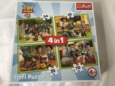 Toy Story 4in1 Gigsaw Jigsaw Puzzle Age 4+ Very Good Condition Disney Pixar