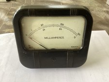 Vintage Radio/Military Milliamper Meter.