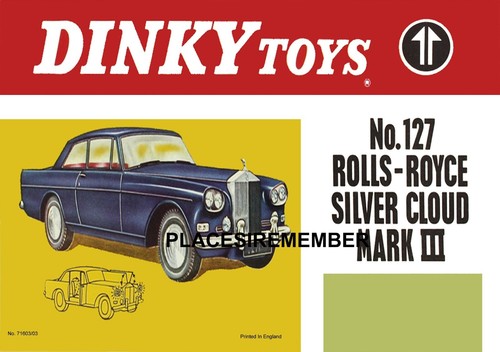 Dinky toys rolls royce silver - toys,