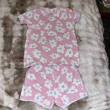 ZARA Pink Daisy Print Pajama