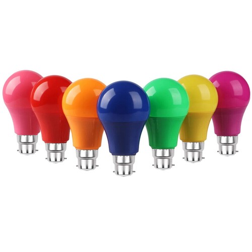 Colored led lamp - colored, bulbs