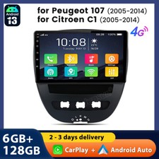 6+128G Android13 For Toyota Aygo /PEUGEOT 107 /Citroen C1 Car Stereo Carplay GPS