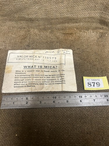Vintage original mica sheet - vintage,