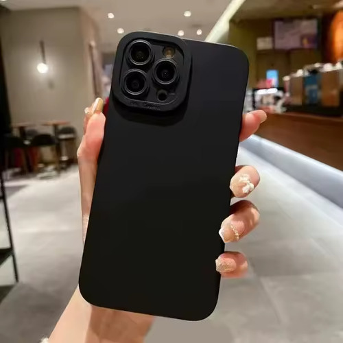 Black shockproof bumper case - black,