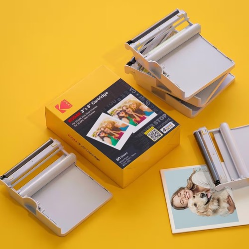 Kodak 3x3 glossy dye sub - dye-sub, photo