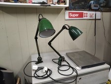 2 x Edl Machinists Lamps Green