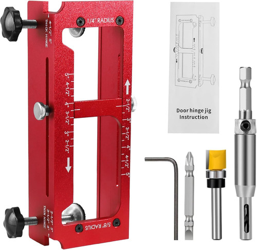 Door hinge jig aluminum alloy - door, jig,