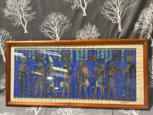 Large framed egyptian style - egyptian,