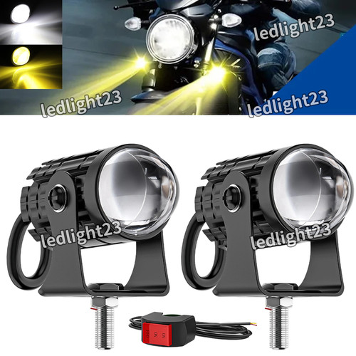Pair motorcycle headlight fog - pair,