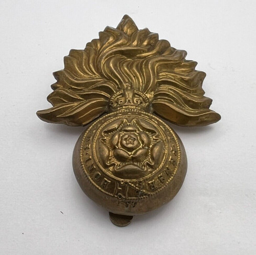 Ww2 royal fusiliers brass cap - fusiliers,