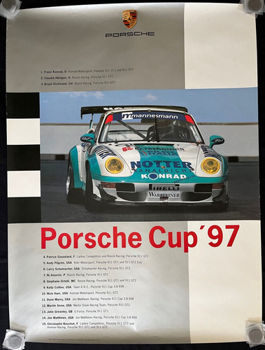 Porsche cup official racecar - official,