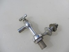 Unusual Antique Chromed Brass Samovar Tap Water Urn Tank Old Vintage Keg