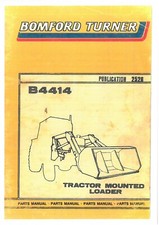 Bomford Turner Loader B4414 Parts Manual