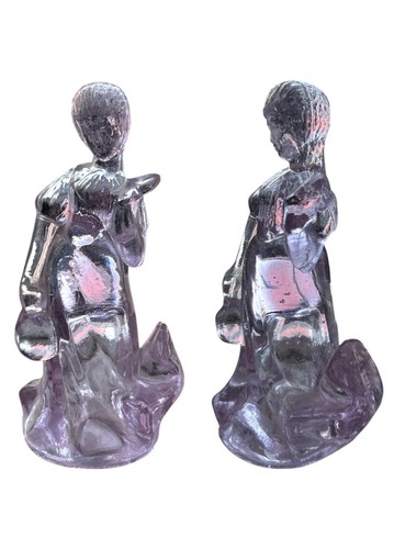 Stunning vintage glass - glass, lady