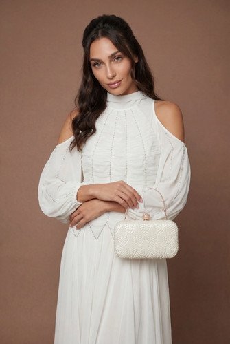 Coast ivory clutch womens - ivory,