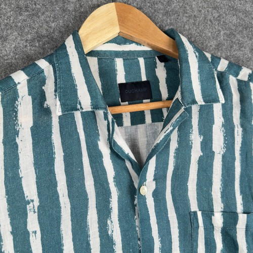 Duchamp linen shirt mens small - duchamp,
