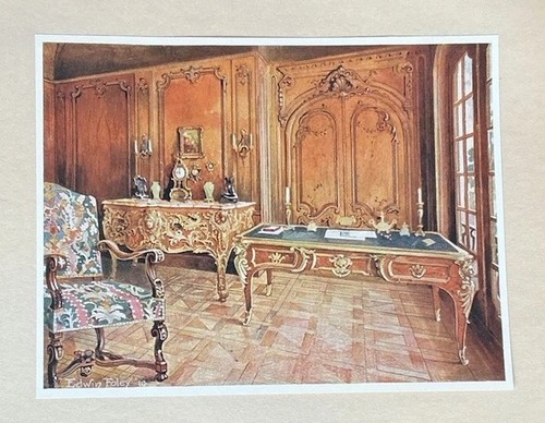 Ornate french marquetry - ornate,