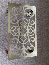 Vintage old brass trivet - vintage,