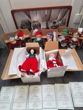 Boxed Disney Snow White and The 7 Dwarfs At Christmas 2002 Ashton Drake