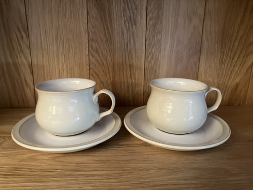 Denby linen stoneware - x, cups