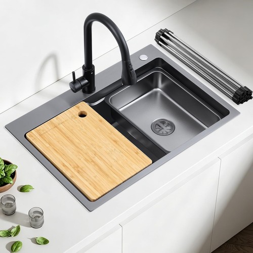 68x48cm stainless steel - 68x48cm,