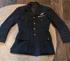 WW2 RAF AIR GUNNERS SERVICE DRESS TUNIC, aircrew medal bar 