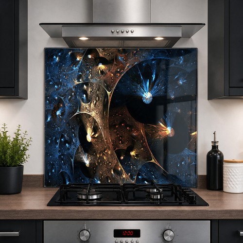 Printed glass kitchen - printed,