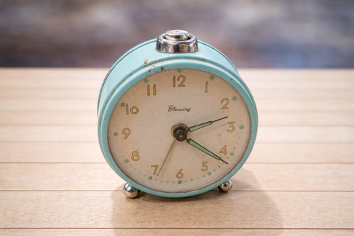 Blessing turquoise alarm clock - turquoise,