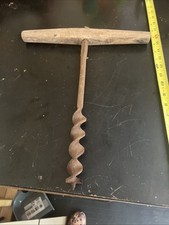 antique barn beam drill auger