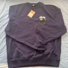 STUSSY 8 BALL SWEATSHIRT NAVY