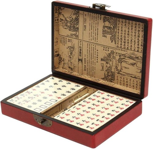 Vintage chinese mahjong - chinese, set