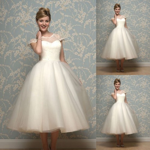 Short wedding dresses - short,