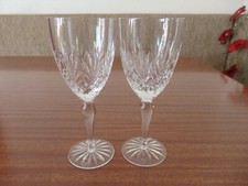 2 ROYAL DOULTON CRYSTAL WINE