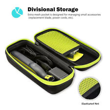 Black Shavers Storage Bag Hard Cover Case For Philips One Blade Travel Portable