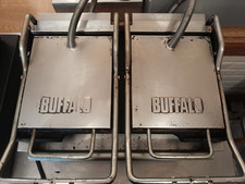 Buffalo Plate Double Contact Griddle ~Flat Bottom Rib Top - **COLLECTION ONLY**