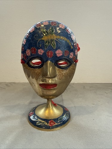 Vintage enameled brass - enameled,