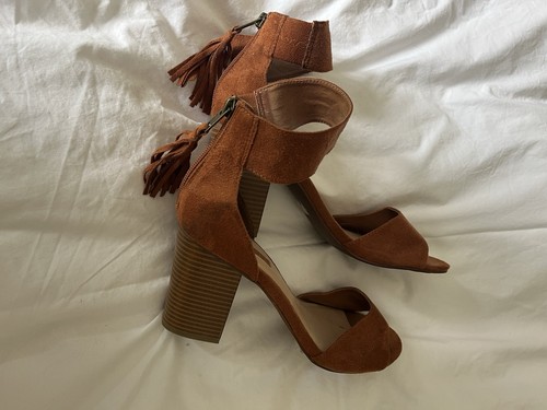 Ladies suede effect ankle - ladies,