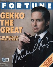 Michael douglas signed auto - michael,