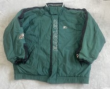 Vintage 90s Pro Line Starter Philadelphia Eagles Jacket Button Up Only Size 5xl
