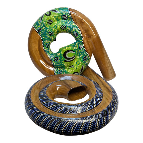 Spiral travel didgeridoo hand - spiral,