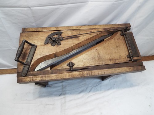 Antique wooden deli slicer - wooden, j.b