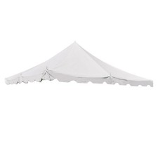 Replacement Pole Tent Canopy Top 15x15 White Cover Event Wedding Party Used