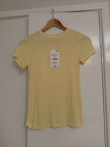 Women yellow zara - women’s, t-shirt