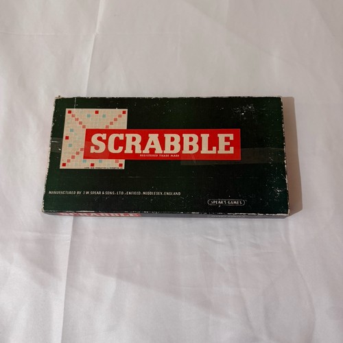 Vintage scrabble board - board, game