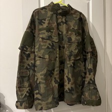 HELIKON Tex CPU Military Jacket/shirt Polish Woodland Camouflage 2XL Ripstop