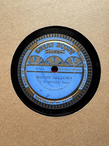 78rpm scottish tenor a h - 78rpm,,