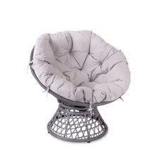 Rattan swivel chair - sh&g,