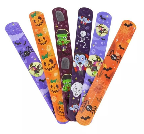 Halloween snap bracelets - 6,