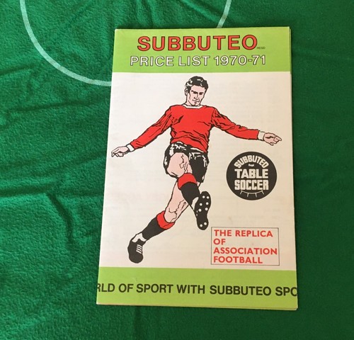 Subbuteo price list 1970 - 1970, /