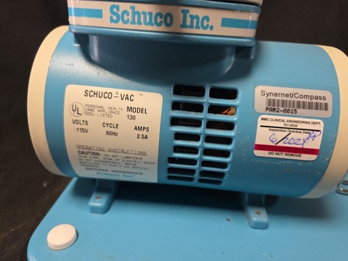 Schuco inc vac model - schuco,